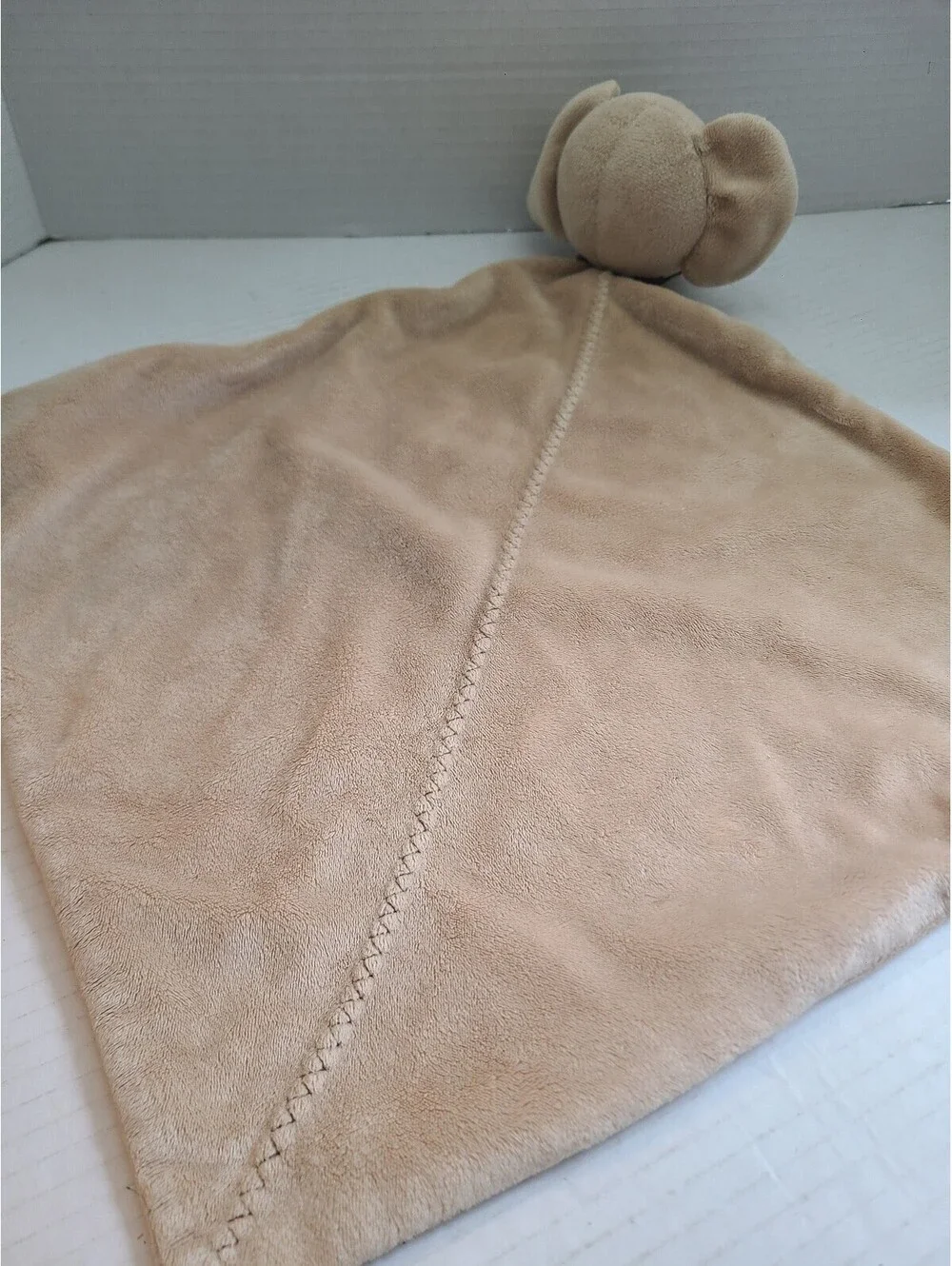 Carters Precious Firsts Tan Elephant Security Blanket Plush Lovey